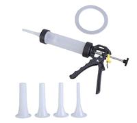 Sausage Maker Sausages Making Tool Stuffing Machine Manual Meat Stuffer with 4 Funnel Portable Salami