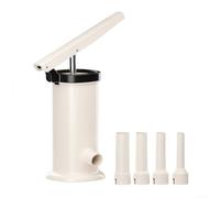Sausage Maker with 4 Stuffing Tubes Built for Longevity and Easy Operation in Your Kitchen (White)
