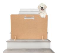 Sausage Stopper No Drill Screwless Portable Wooden Dog Gate - 45cm (H) x 70cm (W) for Puppies & Dogs