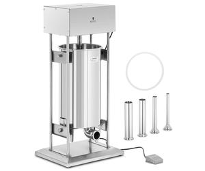 Sausage Stuffer 25 L Electric 4 Filling Tubes Royal Catering - Electric Sausage Stuffers by Metallic silver