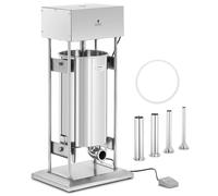 Royal Catering Sausage Stuffer - 25 L - electric 4 filling tubes - Royal Catering Sausage filler Sausage maker Sausage machine Sausage press