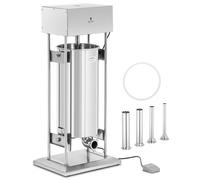 Sausage Stuffer 30 L Electric 4 Filling Tubes Royal Catering - Electric Sausage Stuffers by Metallic silver