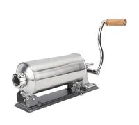 Sausage Stuffer, 3L Stainless Steel Home Manual Sausage Maker Horizontal Filling Machine, Manual Meat Filling Machine for Kitchen Home Commercial Use