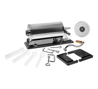 Sausage Stuffer 5 kg + 4 funnels + 15m Hog Casings ø 28/30 - Meat Filler Machine - Stainless Steel - Horizontal