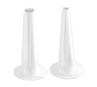 Sausage Stuffer Kit Stuffing Tubes Compatible with Kitchen plastic Food Grinder Attachment, Plus Retainer Ring, White
