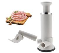 Sausage Stuffer Machine, Meat Stuffer Sausage Filling, Sausage Meat Filling Machine Designed with 2 Interface, Homemade Manual Vertical Sausage Maker Tool Large Capacity for Household Kitchen Camping