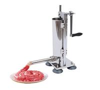 Sausage Stuffer, Stainless Steel Sausage Maker with 6 Size Professional Filling Inner Diameter Tubes, 6 lbs Sausage Filler Best use for Butchers, Delis, Home & Kitchen
