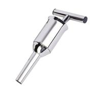 Sausage Stuffer Tube Kit Silver Stainless Steel for Meat Bags | Easy to Clean, Sturdy Build, Kitchen Use for People Who Love Making Sausage