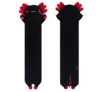 Sausudols Long Axolotl Plush, 43.3” Long Axolotl Body Pillow for Kids, Cute Axolotl Stuffed Animals for Girls, Soft Plushies Toy Gifts for Birthday Black