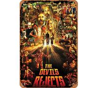 Sausuyu The Devil's Rejects Horror Movie Poster Vintage Tin Sign Retro Metal Sign for Bar Pub Garage Man Cave Home Wall Decor Gift 12 X 8 inch