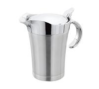 Sauté à Sauce Grande Capacité | Pot à Sauce en Acier Inoxydable with Bec Verseur | Récipient de Service pour Table | pour Dîner Familial, Thanksgiving, Noël, Buffet, Restaurant, Ferme, Décoration