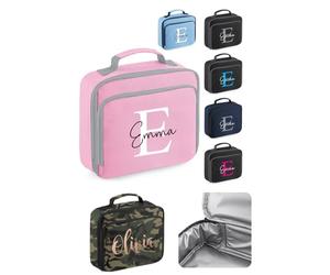 SAUTE STYLES Personalized Named Insulated Lunch Bag Hot or Cold Food | Good Insulation Bag for Kids Snack & Food | Best Gift for Men Boys Girls in School Dinner, Picnic & Such Other Occasions