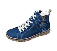 SAUTRV Women's Warm Plus Size Casual Flat Shoes Wedges Ankle Short Boots Old Womens Boots (Blue, 6)