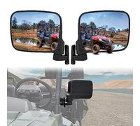 SAUTVS Adjustable Side Mirrors for Honda Pioneer 700-2 700-4 2014-2025, Clear Wide Folding Outside Mirrors for Honda Pioneer 700 2P 4P 2014-2025, 2pcs