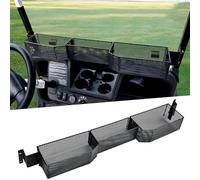 SAUTVS Inner Front Storage Basket Compatible with E-Z-GO Valor 2025 Accessories, Combined Front Inner Dash Tray Storage Organizer Compatible with EZGO Valor 2025, No Drilling, Larger Compartment