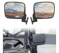 SAUTVS Rear View Side Mirrors for Ranger 500 570 900, Adjustable Folding Side View Mirrors for Polaris Ranger 500 2017-2022, Ranger 570 2015-2022 and Ranger XP 900 2014-2019 Accessories (2PCS)