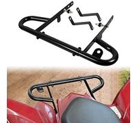 SAUTVS Rear Wide Grab Bar Bumper Assembly Kit for Yamaha Raptor 700 2006-2020, Black Aluminum Rear Bumper Compatible with Yamaha Raptor 700 / 700R 2006-2020 Accessories