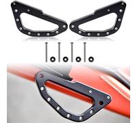 SAUTVS Roll Bar Grab Handles for Can-Am Maverick X3 XDS XRS XMR XRC Turbo RR 2017-2021, X3 Heavy Duty Billet Aluminum Roll Cage Handles Accessories