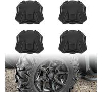 SAUTVS Tire Wheel Hub Caps for Can-Am Defender, Black Dust Center Hub Cap Covers for Can Am Defender/Commander/Outlander/Maverick 2015-2021 Accessories (4PCS)