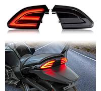 SAUTVS UTV Smoked Black LED Tail Lights for Can Am Spyder, Rear Turn Signal Lights Brake Tail Lamps for Can-Am Spyder F3 All Models Accessories (2PCS)