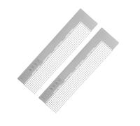 SAUYRASR 2 Pieces Diamond Painting Ruler, High Quality Stainless Steel Ruler with 400 Blank Grids, Diamond Drawing Tool for Round Full Drilling and Partial Drilling