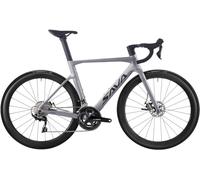 SAVADECK Carbon Road Bike,HERD6.0 T800 Carbon Fiber 700C Road Bicycle with105 22 Speed Groupset Ultra-Light Carbon Wheelset Seatpost Fork Bicycle（Grey 56cm）