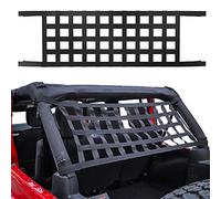 Savadicar Mesh Cargo Net Roof Top Netting Hammock for 1987-2023 Jeep Wrangler YJ TJ JK JL & Gladiator JT, Black