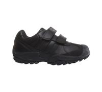 Geox Boys School Shoes J New Savage Boy B – Black Leather Touch-Fasten – UK 9