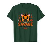 Savage But Cute About It Tiger Cub Paw T-Shirt, Men, Dark Green, Medium