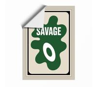 Savage Card Modern Unframed Wall Art Print A3 (42×29.7cm), Wall Decor for Living Room, Bedroom, Office & Home, Art Gift