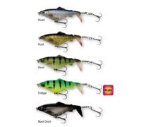 Savage Gear 3D Fat Smashtail - Topwater Plopper Fishing Lure, Floating Hard Bait for Bass, Pike, Musky, Perch, Predator Fishing, Sharp Treble Hooks, Durable ABS Body - Freshwater & Saltwater Roach 8cm