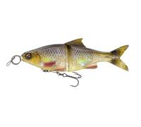 Savage Gear 3D Glide Roach Swimbait Slow Sinking 78g 17cm | Hugo | Pike Fishing Soft Plastic Lure | Robust with Line Thru System | Black Nickle Treble Hooks