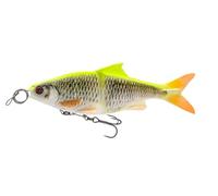 Savage Gear 3D Glide Roach Swimbait Slow Sinking 78g 17cm Lemon Roach | Pike Fishing Soft Plastic Lure | Robust with Line Thru System | Black Nickle Treble Hooks | Code 1636669