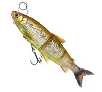 Savage Gear 3D Line Thru Whitefish Swimbait Mounted Rubber Fish Weight: 53 g Size: Size 2 Length: 17 cm Colour: Brown Chartreuse