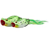 Savage Gear 3D Pop Frog - Topwater Hollow-Body Frog Lure for Predator Anglers, Loud Popping Action for Bass & Pike, Weedless Fishing in Freshwater Lakes, Ponds & Rivers Green 7 cm