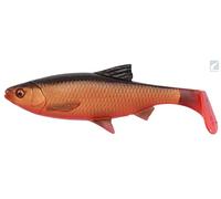 Savage Gear, 3D river roach, 2 rubber fish roach for spin fishing, soft bait for pike fishing, pike lure, rubber shark, swimbait, soft bait, Blood Belly, 22cm - 125g