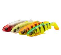 Savage Gear 3D River Roach Mix - 4-Pack of Realistic Roach Lures for Dark & Murky Water - Ideal for Bass, Pike, Perch, and Multi-Species Anglers Clear Water Mix 14 cm