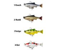 Savage Gear 3D Pulse Tail Roach 13cm 38.5g 2pcs Sinking Soft bait COLOURS