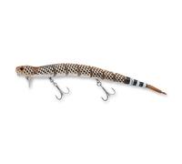 Savage Gear 3D Wake Snake Fishing Bait, 1 oz, Rattle Snake, Realistic Contours, Colors & Movement, Durable Construction, Versatile Rigging Options, Dual Treble Hook Configuration