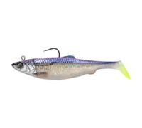 Savage Gear 4D Herring Big Shad Clear Herring | 18cm 112g | Nordic Lure for Halibut, Cod and Coalfish with Lively Rocking and Swimming Action | 2x Soft Body with Reinforced Tail, 1x Head, Stinger Hook