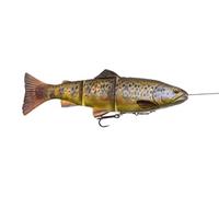 Savage Gear 4D Line Thru Trout Lure Dark Brown Trout 25cm 193g MS
