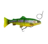 Savage Gear 4D Line Thru Trout Rubber Fish Firetrout Length/Weight/Swimming Behavior 20 cm / 93 g/Slow Sinking
