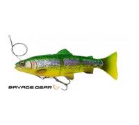 Savage Gear 4D Line Thru Trout Swimbait Wobbler 15cm 35g Gummi Köder