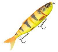 Savage Gear 4Play V2 Swim N Jerk - 3D Scanned Herring Swimbait for Predator Anglers, Realistic Action, Stop & Go Techniques, Ideal for Pike, Bass & More | Slow Sink Golden Ambulance 13.5 cm