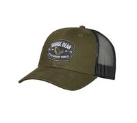 Savage Gear Badge Trucker Cap | Snapback Fishing Hat for Predator Anglers, Lure Fishing & Outdoor Sessions | Breathable Polyester Fishing Headwear | Adjustable Fit | Green