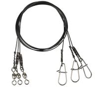Savage Gear Black 7 Wire Trace: 20cm, 7kg
