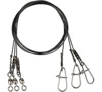 Savage Gear Black 7 Wire Trace: 40cm, 25kg