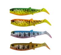 Savage Gear Cannibal Paddletail Lure 10cm 9g - Olive Smolt UV