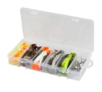 Savage Gear Cannibal Shad Kit - 6-Pack of Effective Shads in Multiple Colors with Jig Heads - Ideal for Anglers Targeting Perch, Pike, Zander in Freshwater and Saltwater Assorted Varied