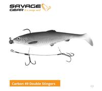 Savage Gear Carbon 49 Double Stingers - Pike Zander Bass Predator Lure Fishing